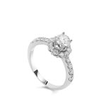 Ổ Nhẫn Kim Cương Petite Floral 2763