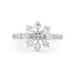 Ổ Nhẫn Kim Cương Dainty Flower 3337