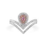 Nhẫn Kim Cương Teardrop Cut 4025
