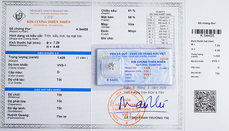 Kim cương không giấy bán được không? Bán ở đâu?