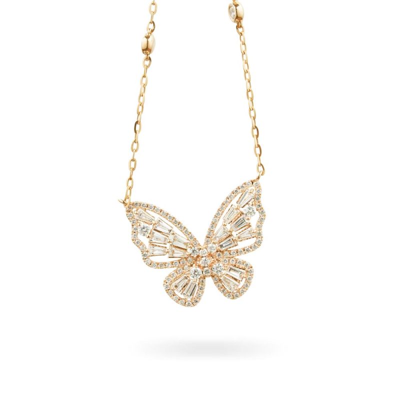 Dây Chuyền Kim Cương Aurora Butterfly 3467