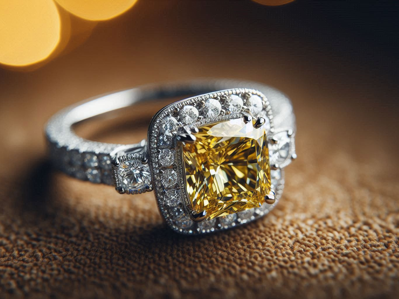 Tất tần tật về kim cương vàng 2 Tìm hiểu về kim cương màu vàng