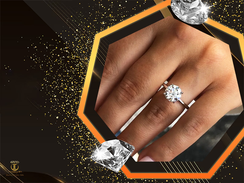 Kim cương 8 ly 8 là bao nhiêu carat? - Nhẫn nữ kim cương kích thước 8 ly 8
