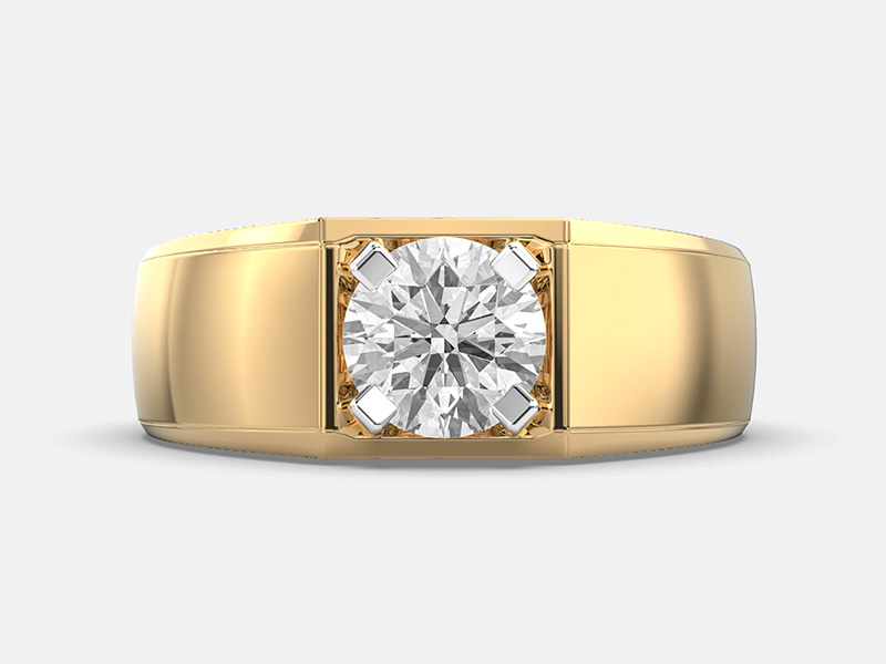 Có nên mua nhẫn kim cương moissanite hay không? 5 Vỏ nhẫn nam đính moissanite