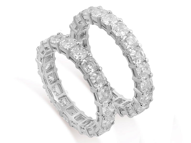 Các mẫu nhẫn cưới đẹp nhất năm 2025 7 Các mẫu nhẫn cưới phong cách Eternity - Thành Liên Diamond