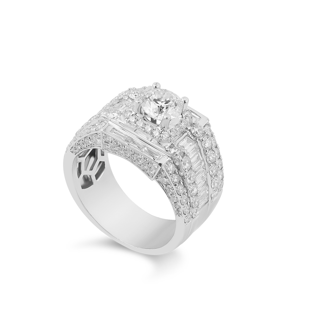 Ý Nghĩa Ngón Tay Đeo Nhẫn Của Nam: Bí Ẩn Phong Thủy & Văn Hóa 5 Ổ Nhẫn Kim Cương Nam Knight 4040