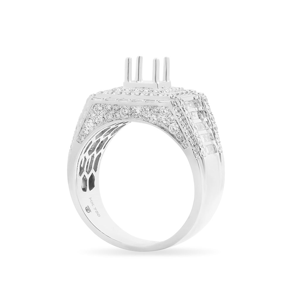 Ổ Nhẫn Kim Cương Vàng Trắng Nam 2333