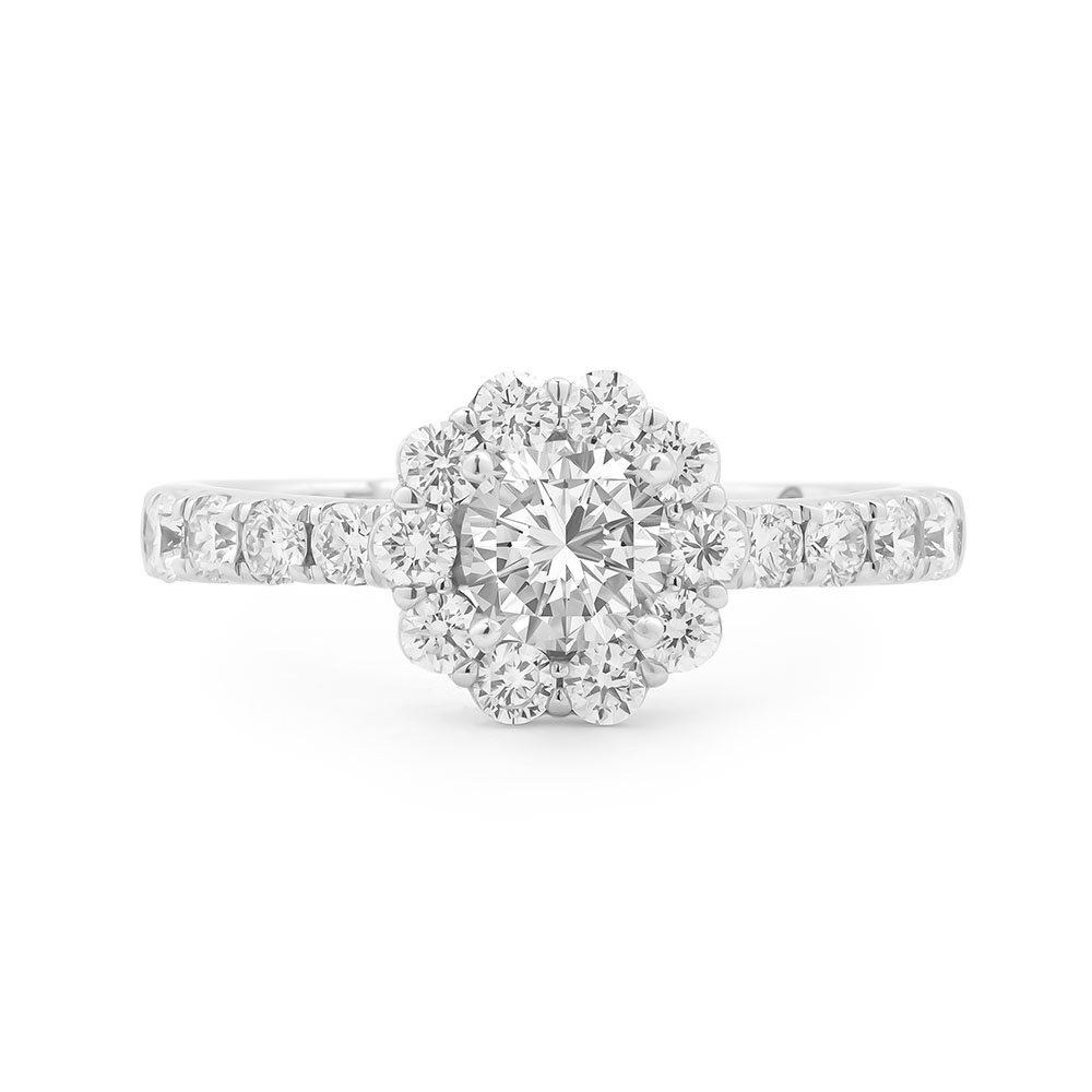 Ổ Nhẫn Kim Cương Petite Floral 2763