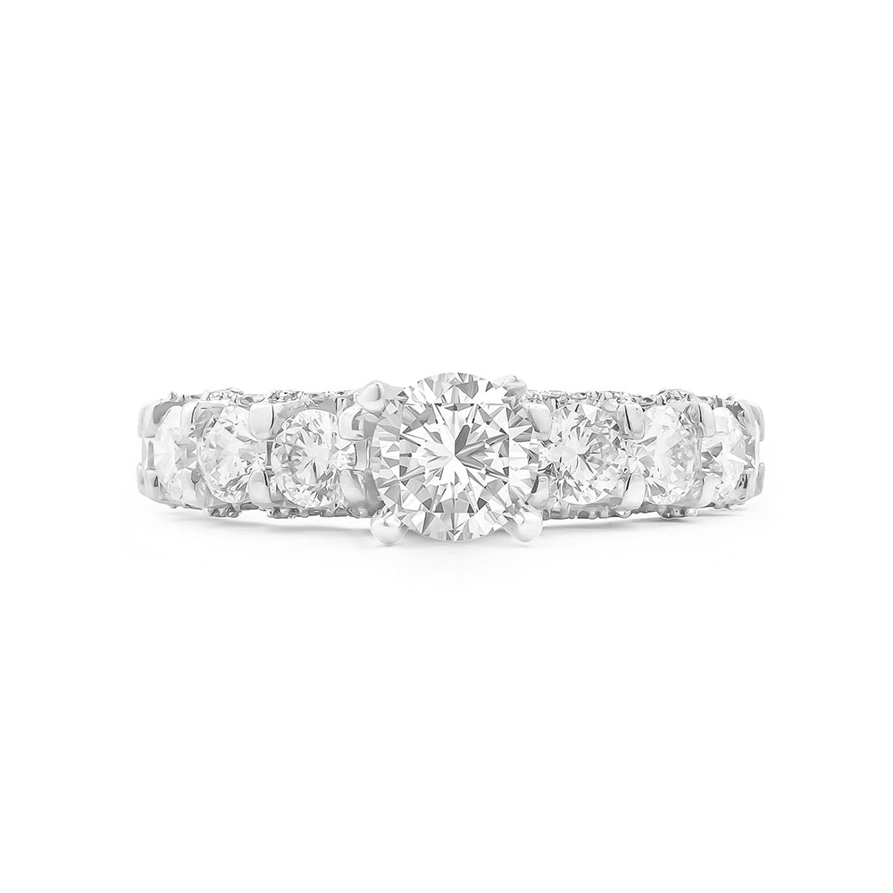 Ổ Nhẫn Kim Cương Vàng Trắng 4-Prong 2922