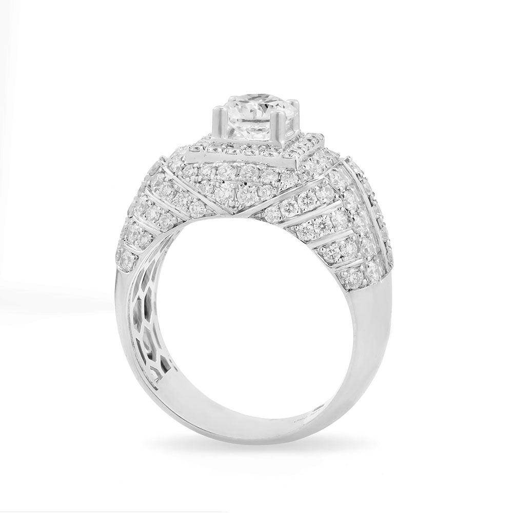 Ổ Nhẫn Kim Cương Vàng Trắng Nam 2946