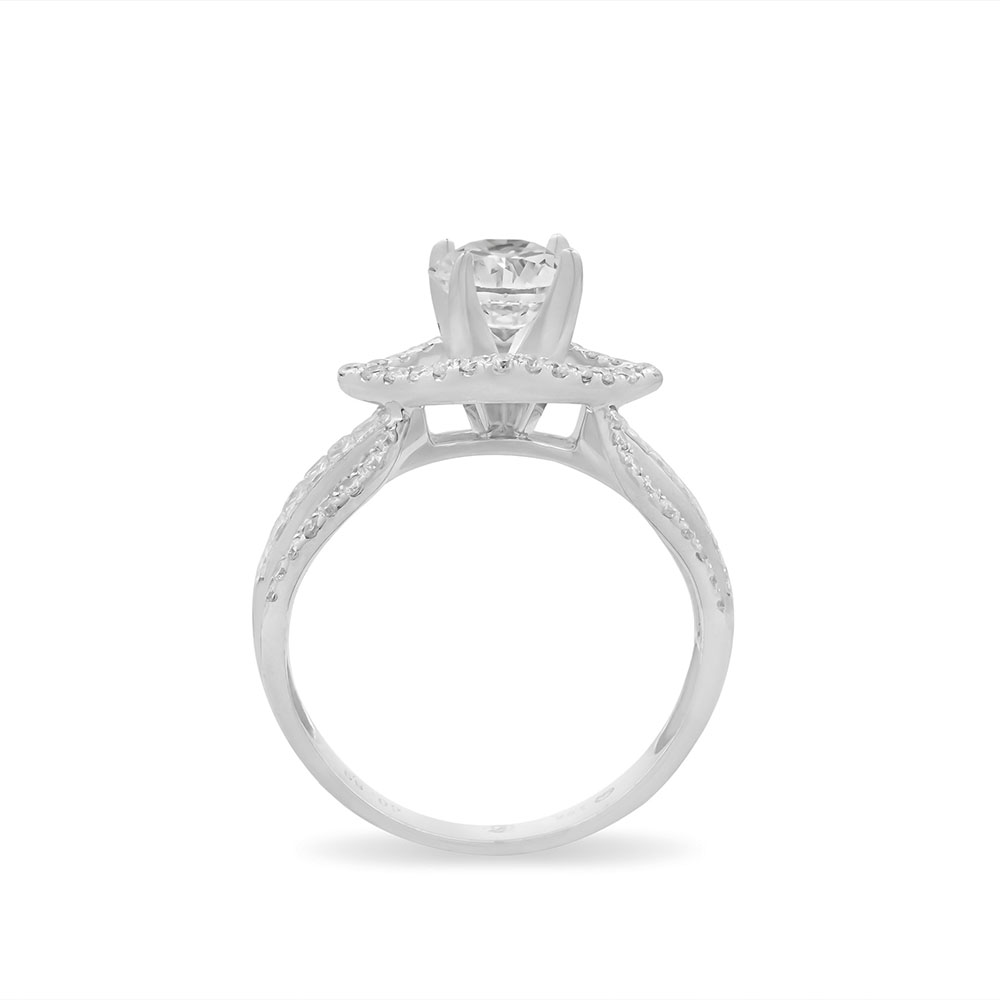 Ổ Nhẫn Kim Cương Vàng Trắng One Of A Kind 3103