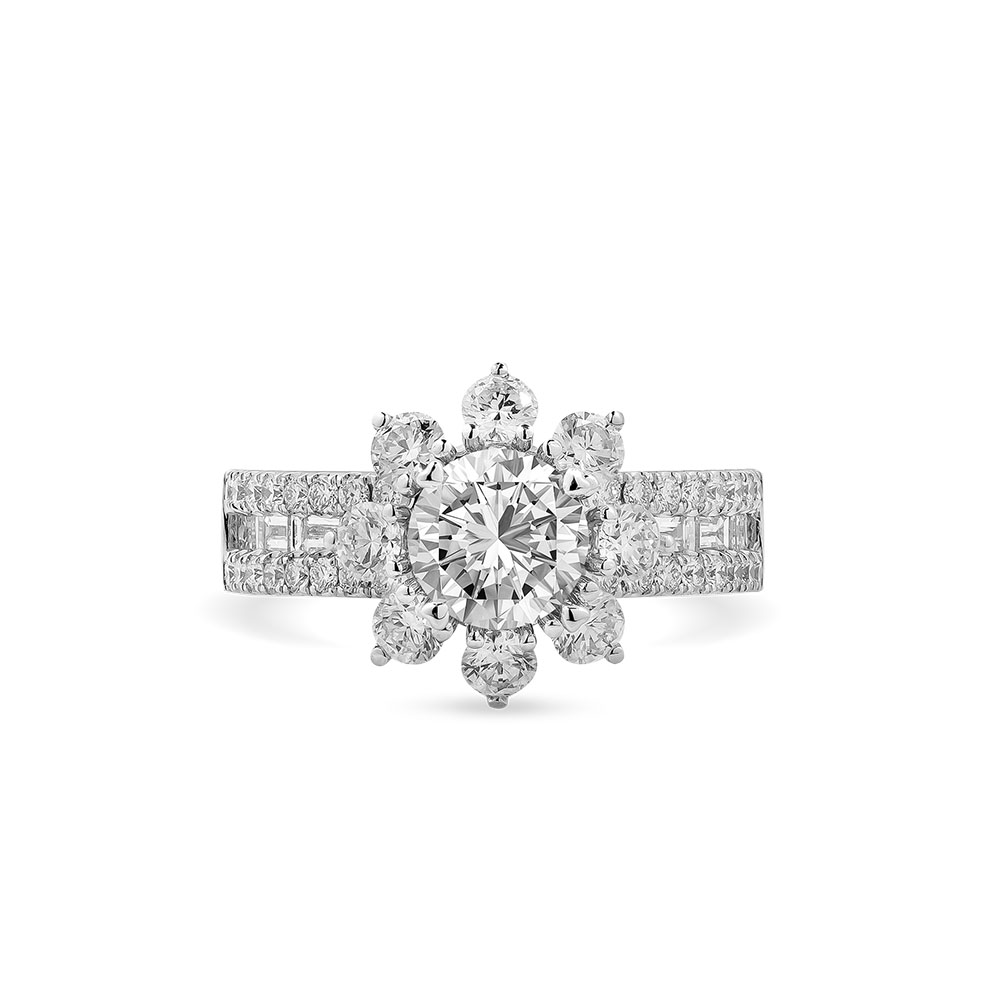Ổ Nhẫn Kim Cương Enchanted Blossom 3673