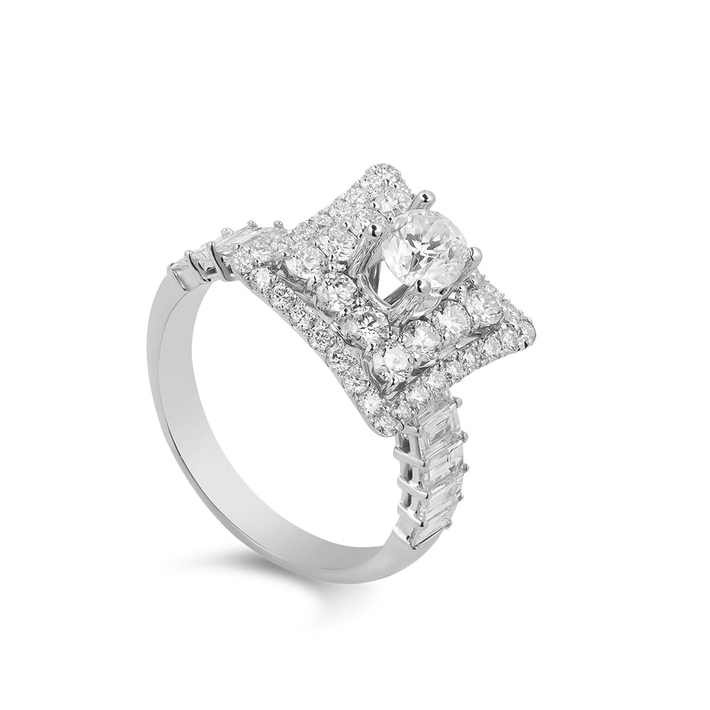 Ổ Nhẫn Kim Cương Halo Arch 3880