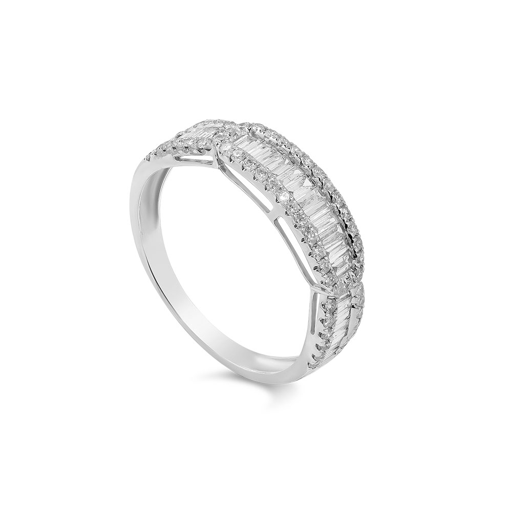 Nhẫn Kim Cương Signature Band 4018