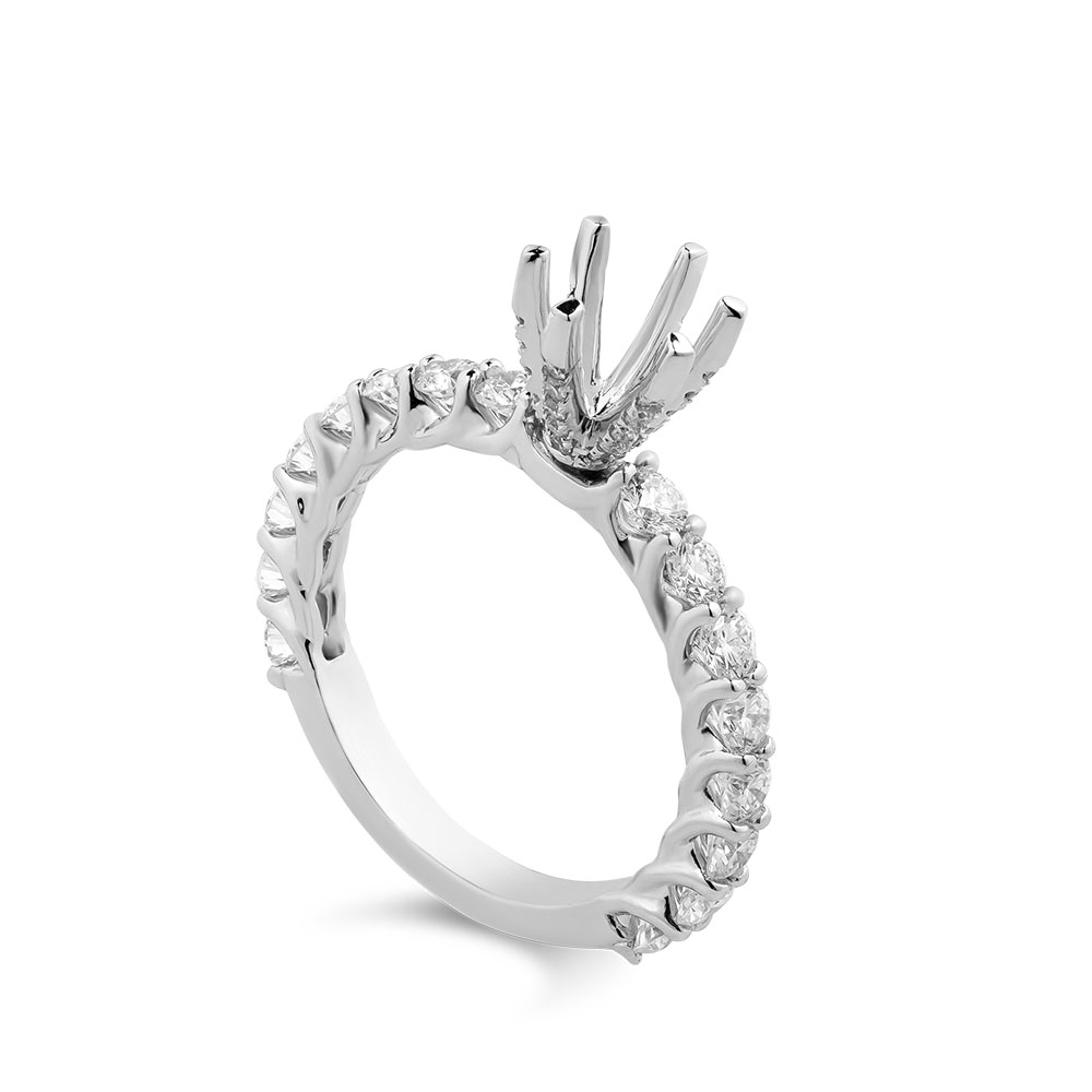 Ổ Nhẫn Kim Cương Vàng Trắng Nữ 4253
