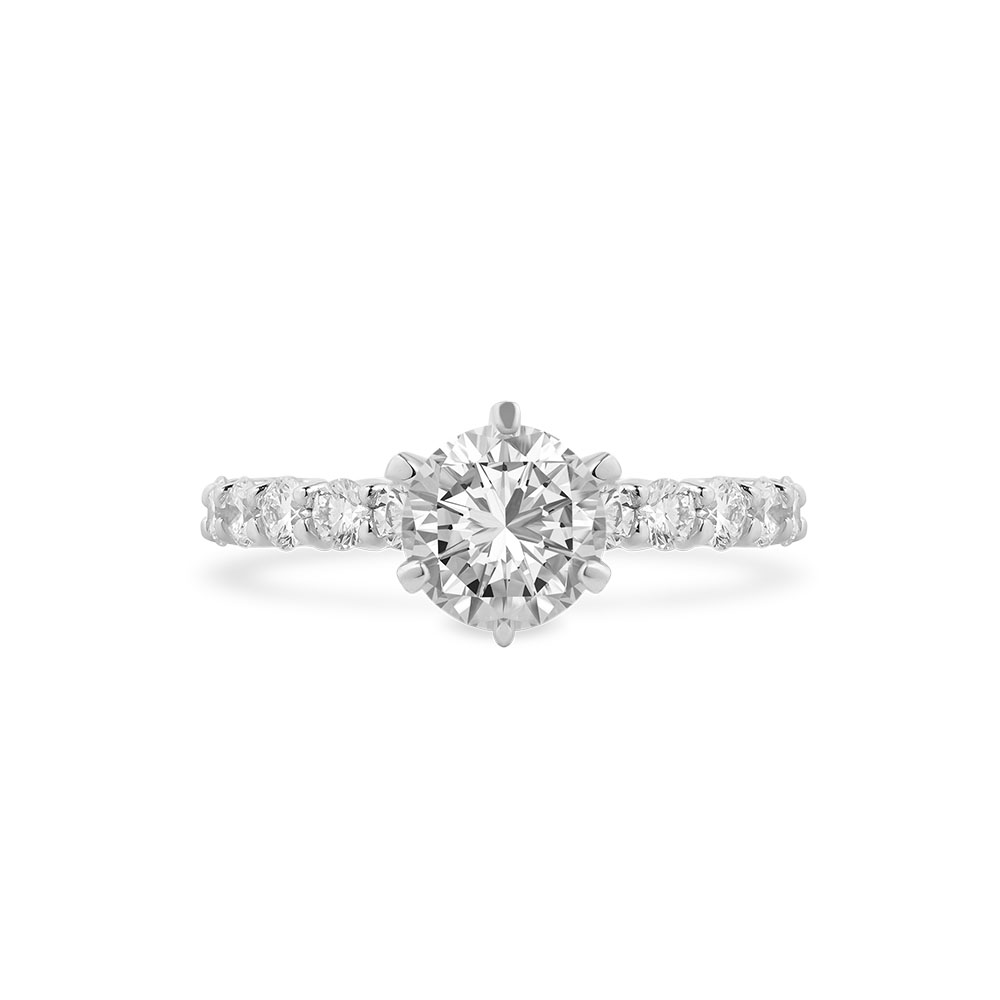 Ổ Nhẫn Kim Cương Vàng Trắng Nữ 4253