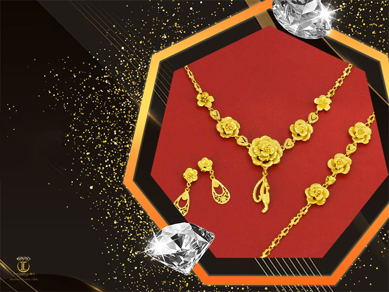Bộ trang sức cưới vàng 18k khoảng bao nhiêu tiền?