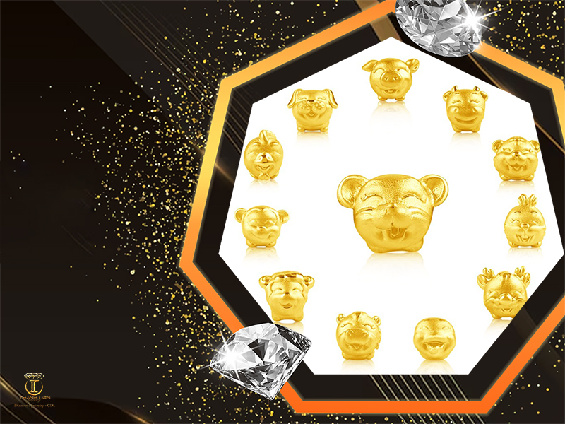 Charm vàng 12 con giáp: Phân tích chi tiết ý nghĩa từng con giáp
