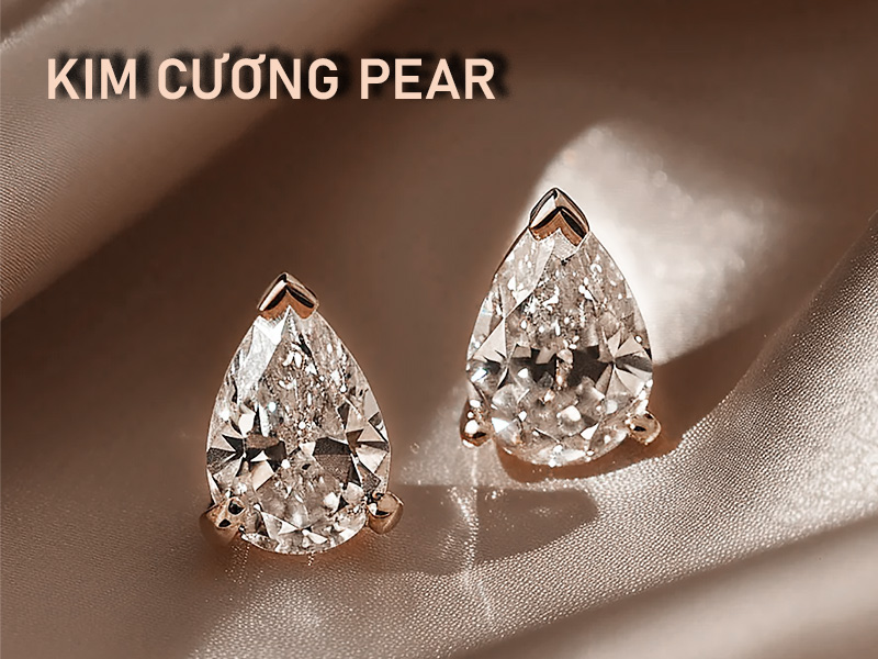 Giác cắt kim cương Pear – Giọt nước thuần khiết và vĩnh cửu