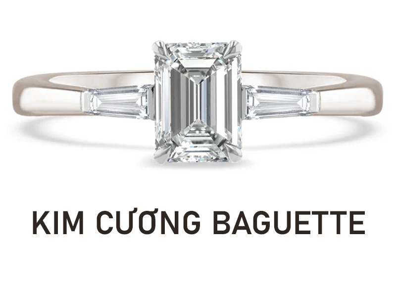 Kim cương Baguette phù hợp với loại trang sức nào?