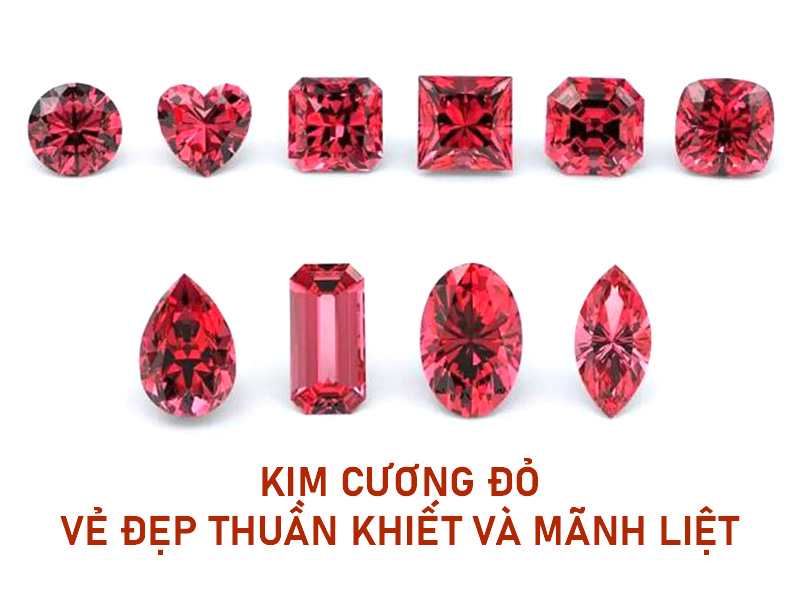 Kim cương đỏ – Vẻ đẹp thuần khiết và mãnh liệt