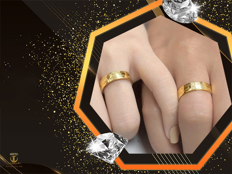 Nhẫn cưới không đính đá: Tinh tế trong sự đơn giản