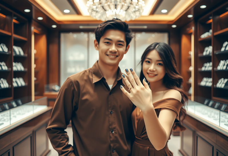 Người yêu tặng nhẫn nên đeo ngón nào là hợp lí nhất?